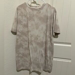 Tie dye shirt dress